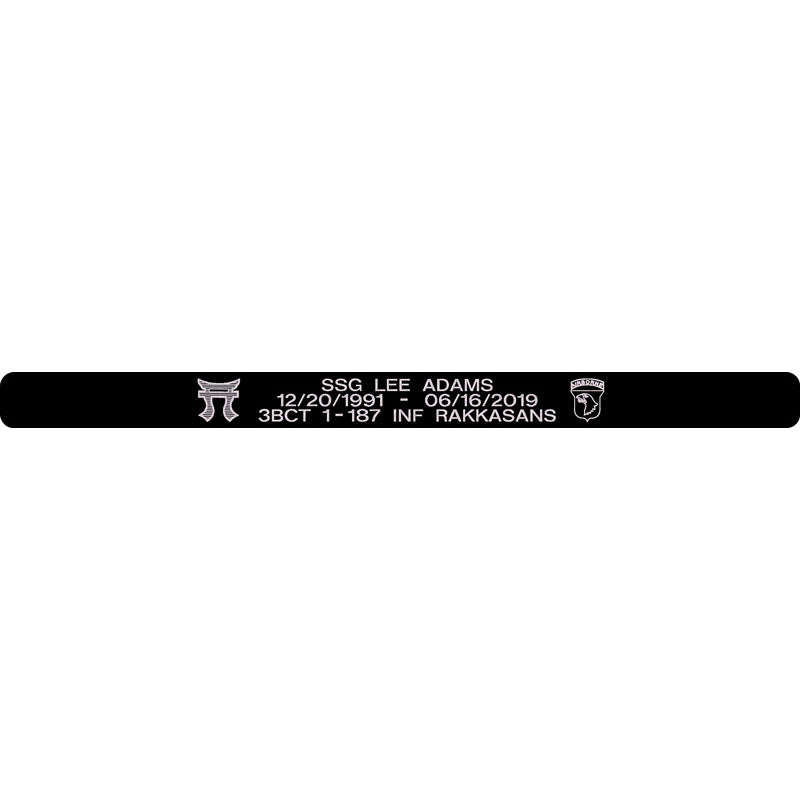 SSG Lee Adams Memorial Bracelet