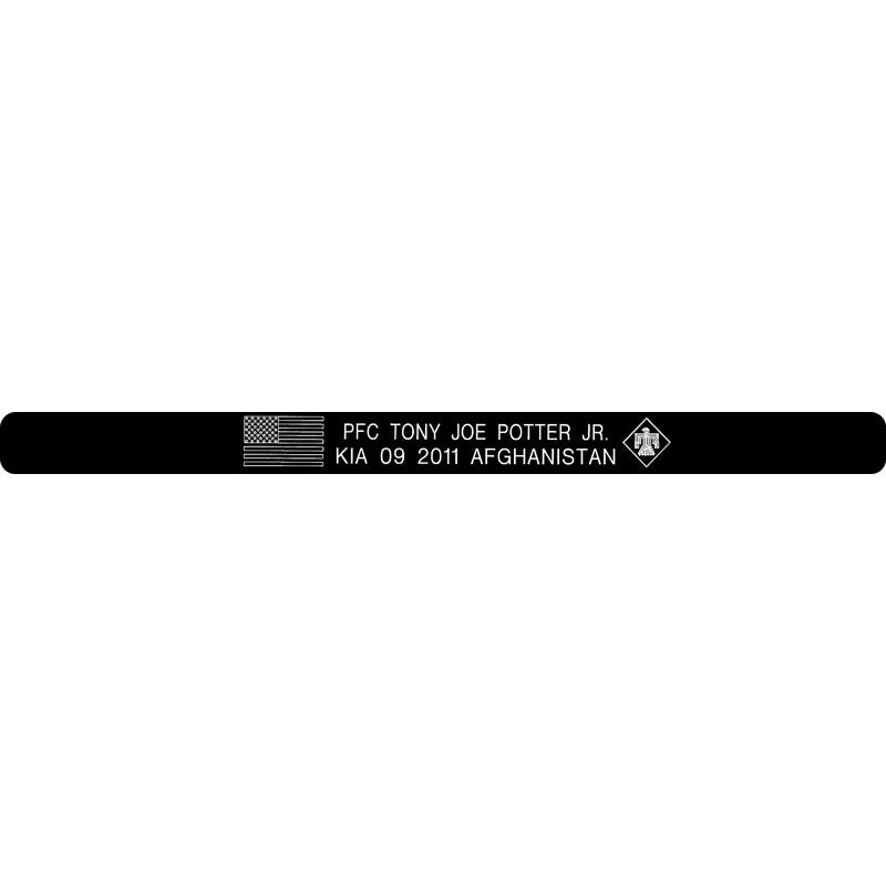 PFC Tony Joe Potter JR. Memorial Bracelets (EA)