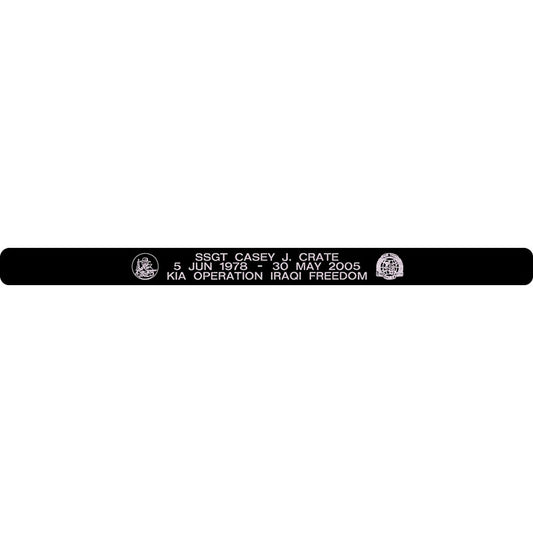 SSGT Casey J. Crate Memorial Bracelet
