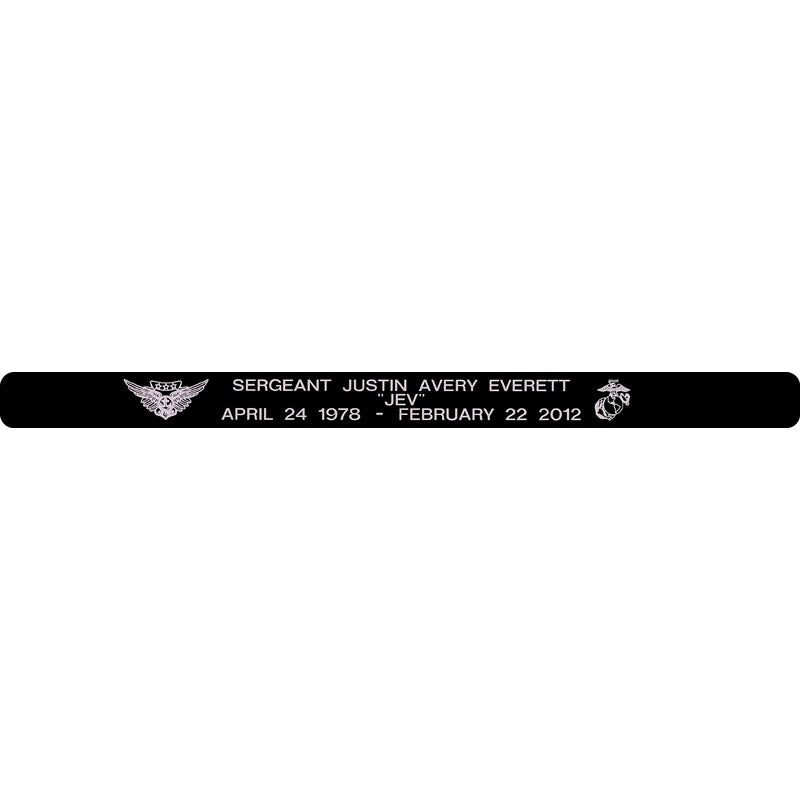 Sergeant Justin Avery Everett Memorial Bracelet