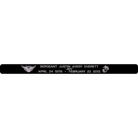 Sergeant Justin Avery Everett Memorial Bracelet