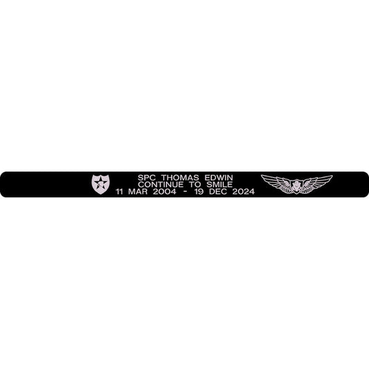 SPC Thomas Edwin Memorial Bracelet
