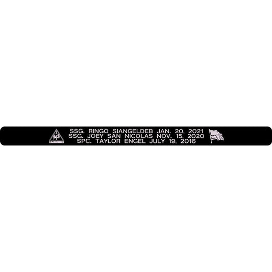SSG. Siangeldeb, SSG. San Nicolas, & SPC. Engel Memorial Bracelet