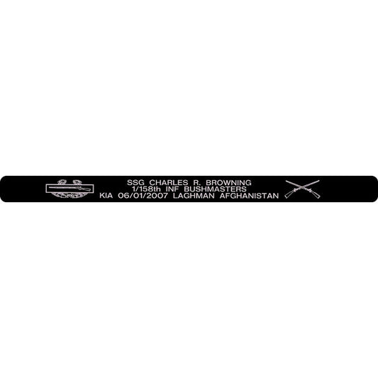 SSG Charles R. Browning Memorial Bracelet