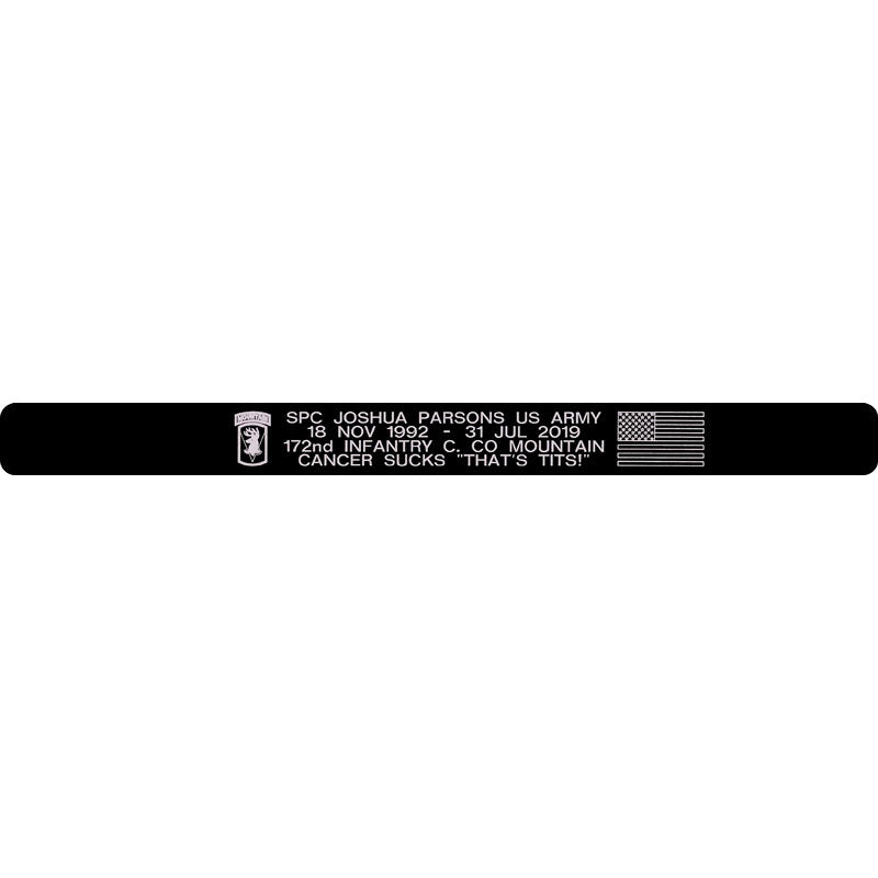 SPC Joshua Parsons Memorial Bracelet