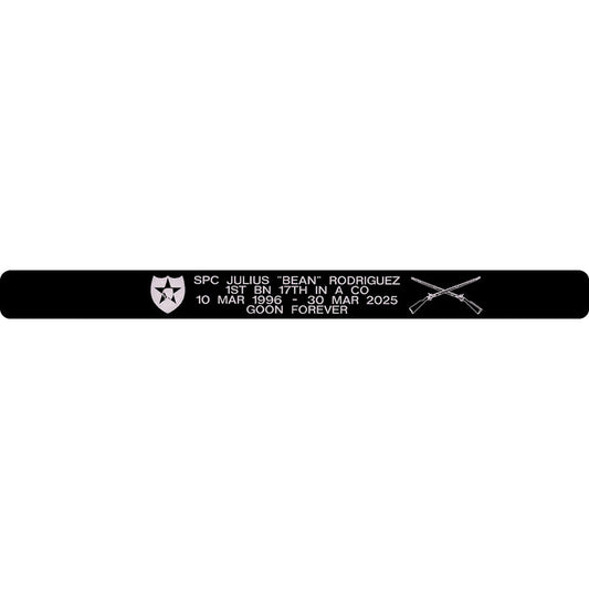 SPC Julius "Bean" Rodriguez Memorial Bracelet