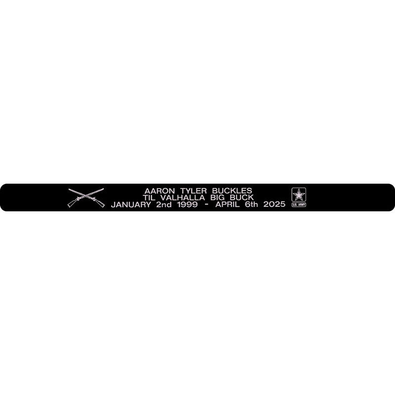 Aaron Tyler Buckles Memorial Bracelet
