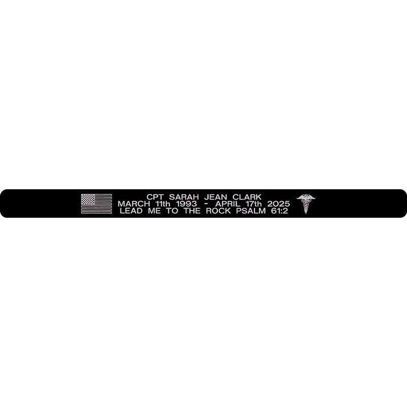 CPT Sarah Jean Clark Memorial Bracelet