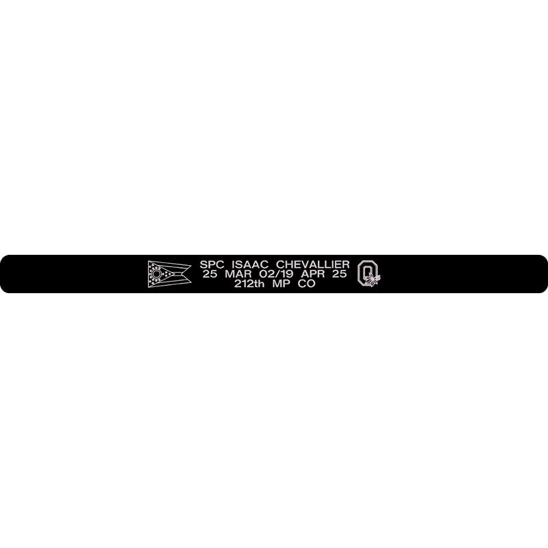 SPC Isaac Chevallier Memorial Bracelet