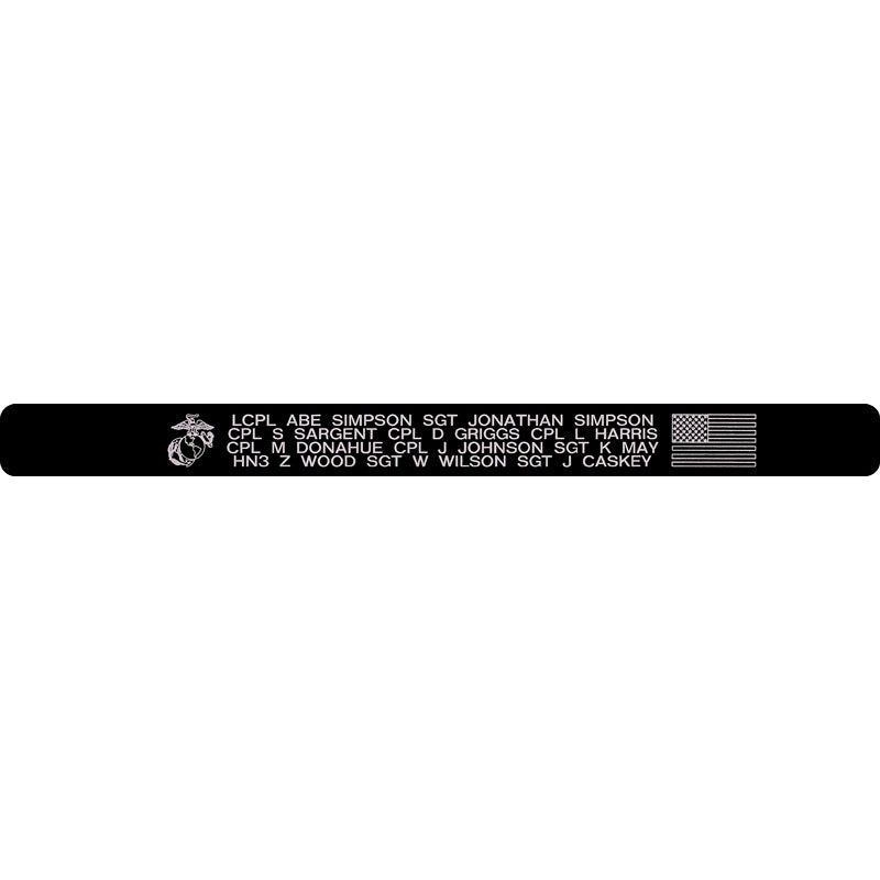 Marine Band of Brothers Memorial Bracelet
