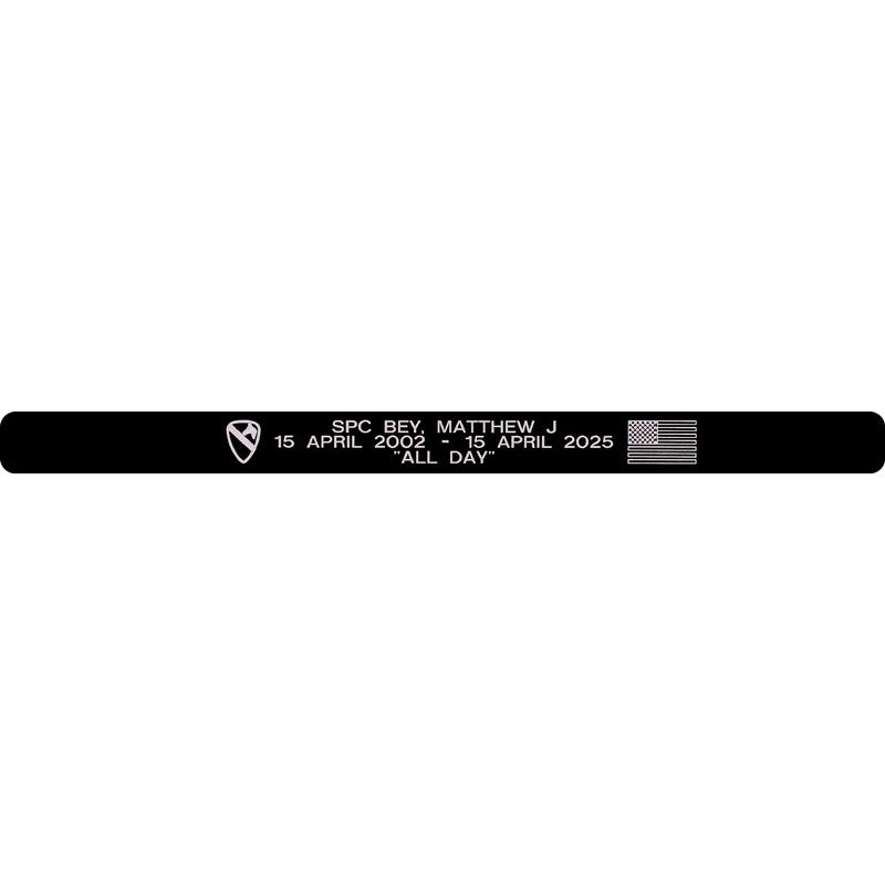 SPC Matthew J Bey Memorial Bracelet