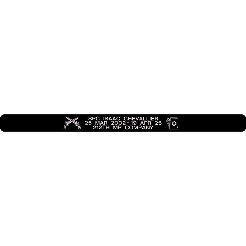 SPC Isaac Chevallier Memorial Bracelet Style 2