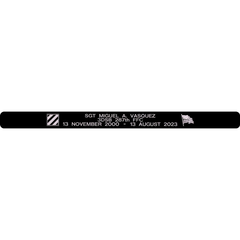 SGT Miguel A. Vasquez Memorial Bracelet