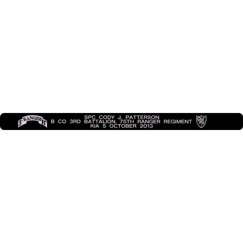 SPC Cody J. Patterson Memorial Bracelet