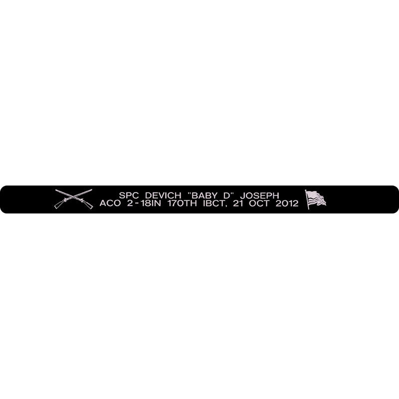 SPC Joseph "Baby D" Devich Memorial Bracelet