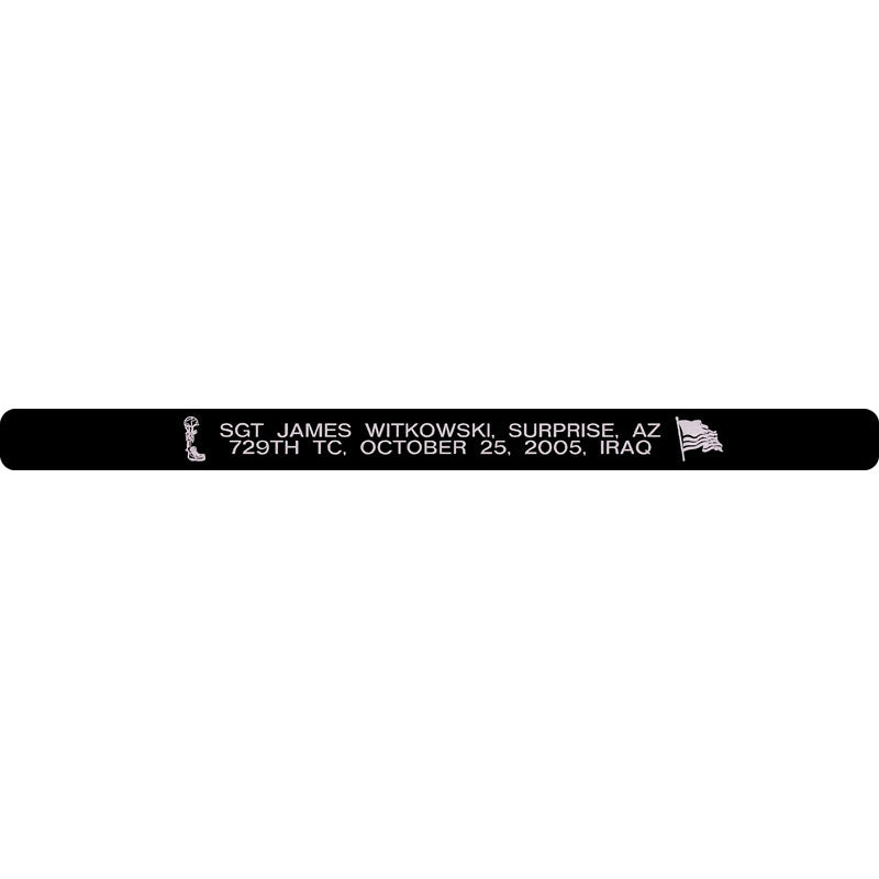 SGT James Witkowski Memorial Bracelet