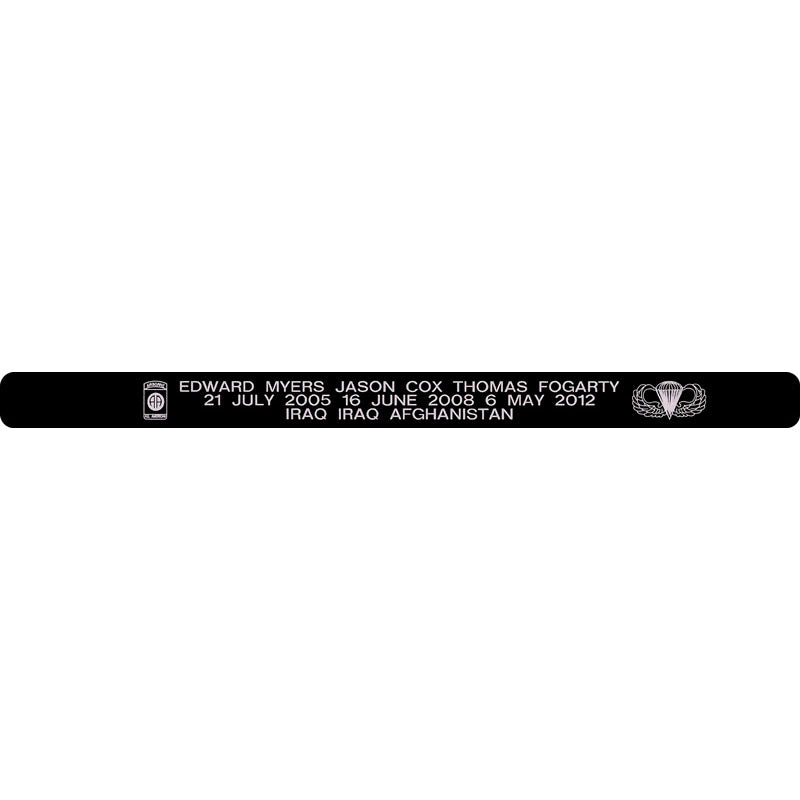 Edward Myers, Jason Cox, & Thomas Fogarty Memorial Bracelet