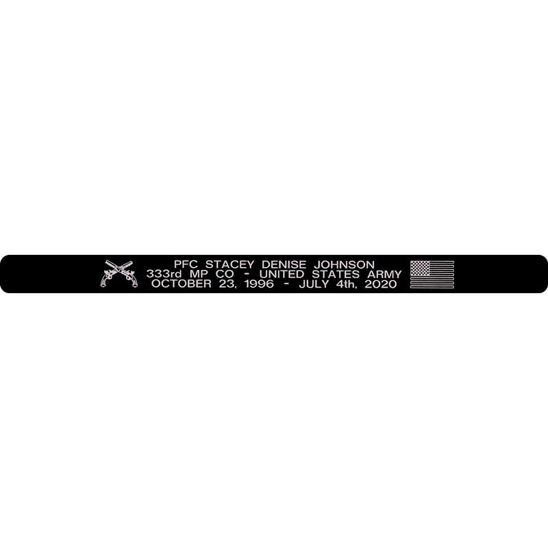 PFC Stacey Denise Johnson Memorial Bracelet