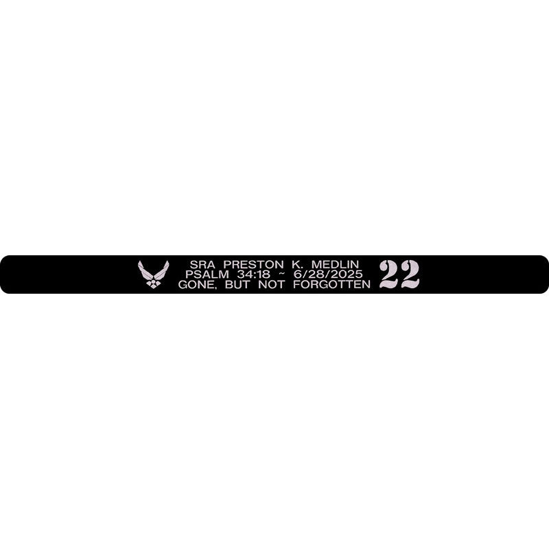 SrA Preston K. Medlin Memorial Bracelet