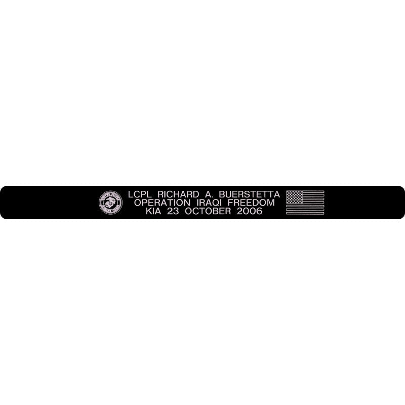 LCPL Richard A. Buerstetta Memorial Bracelet 5/8"