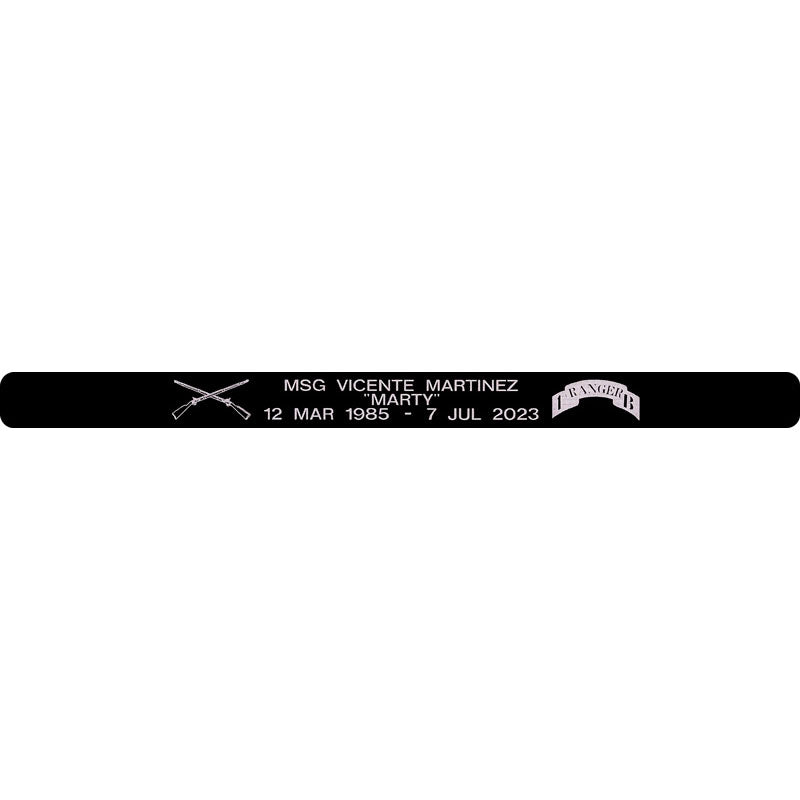 MSG Vicente "Marty" Martinez Memorial Bracelet