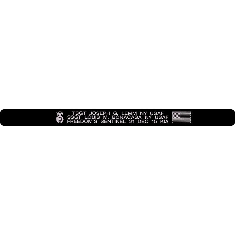 TSGT Joseph G. Lemm & SSGT Louis M. Bonacasa Memorial Bracelet
