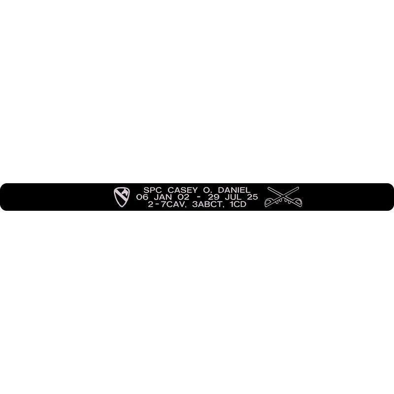 SPC Casey O. Daniel Memorial Bracelet