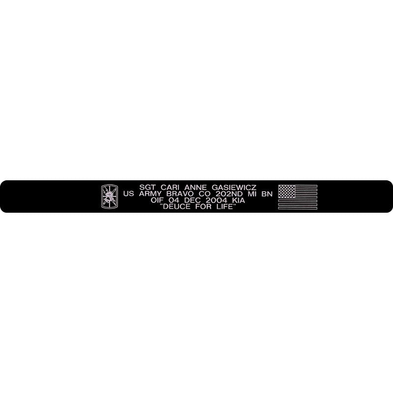 SGT Cari Anne Gasiewicz Memorial Bracelet