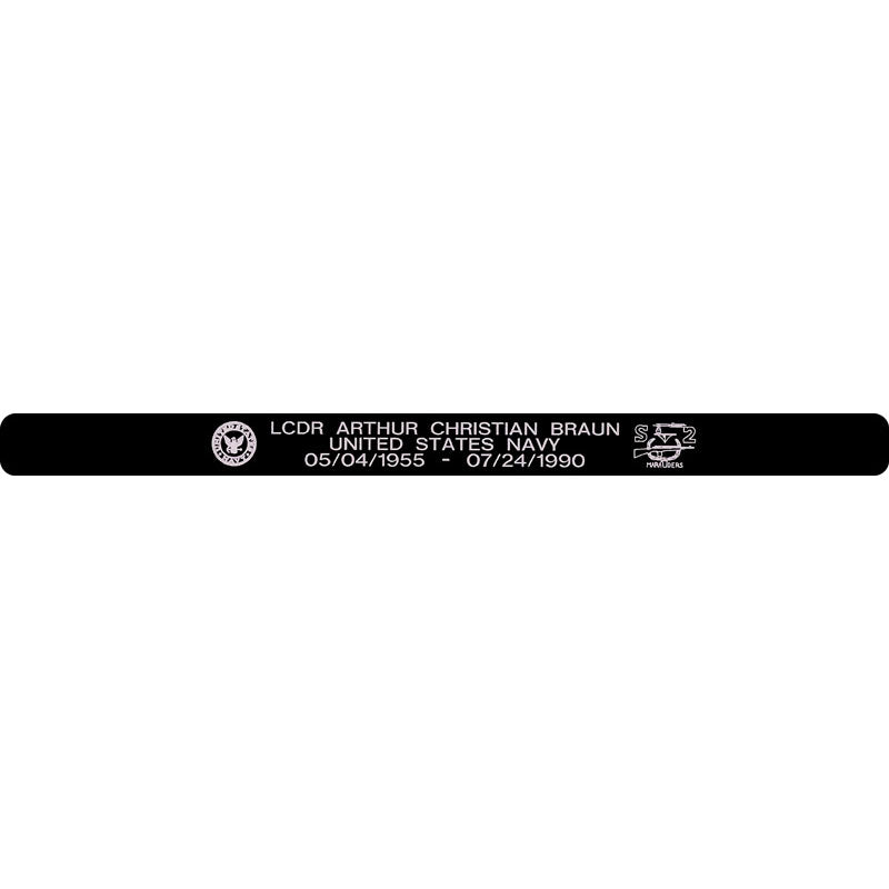 LCDR Arthur Christian Braun Memorial Bracelet
