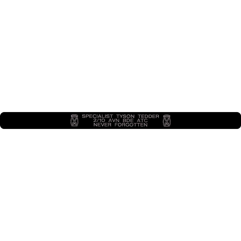Specialist Tyson Tedder Memorial Bracelet