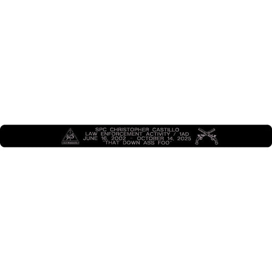 SPC Christopher Castillo Memorial Bracelet Style 2