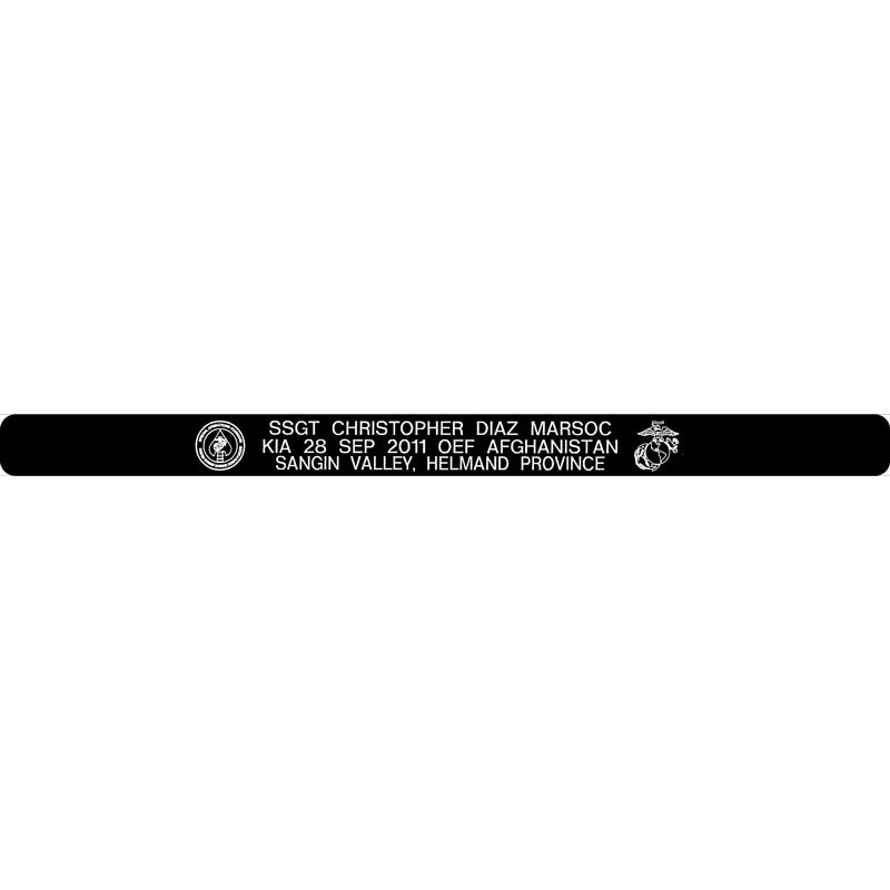 SSGT Christopher Diaz Memorial Bracelets