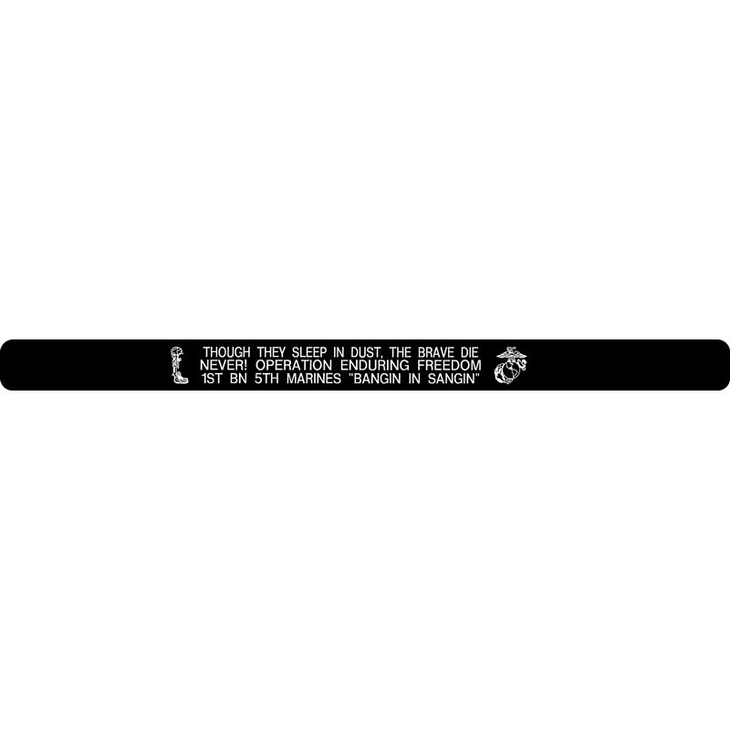 1st BN 5th Marines Memorial Bracelet