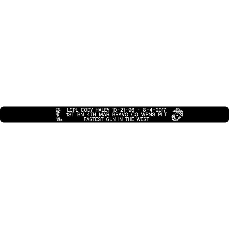 LCPL Cody Haley Memorial Bracelet