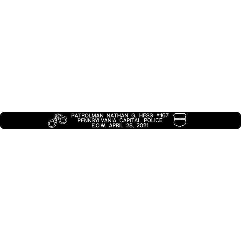 Patrolman Nathan G. Hess Memorial Bracelet