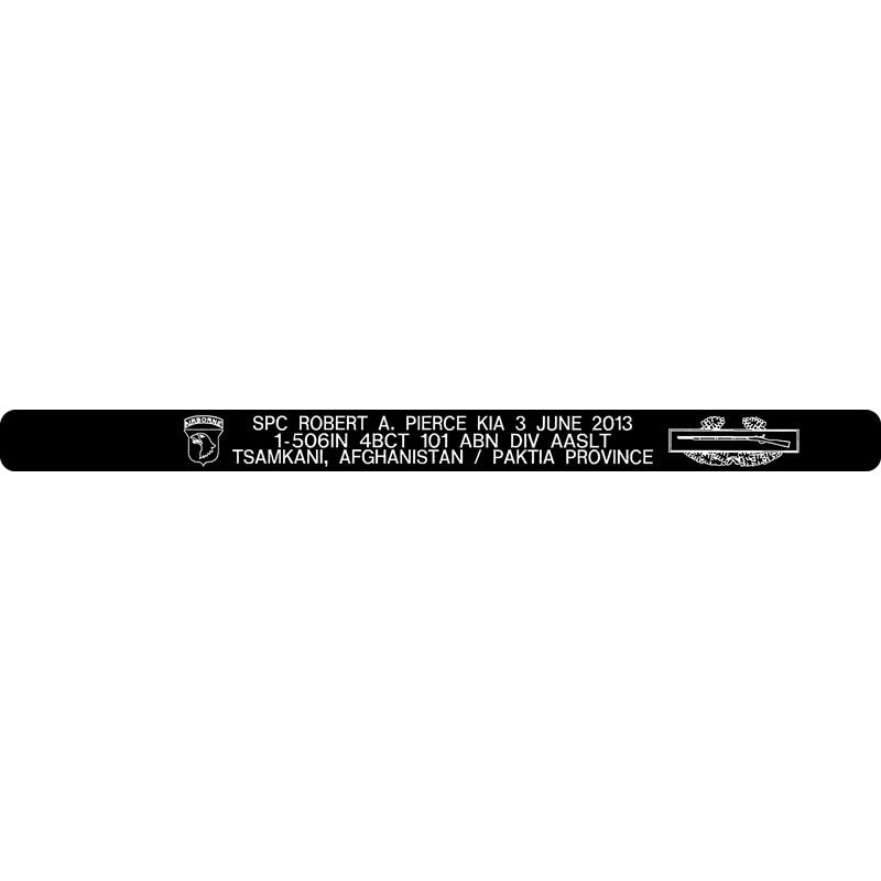 SPC Robert A. Pierce Memorial Bracelet