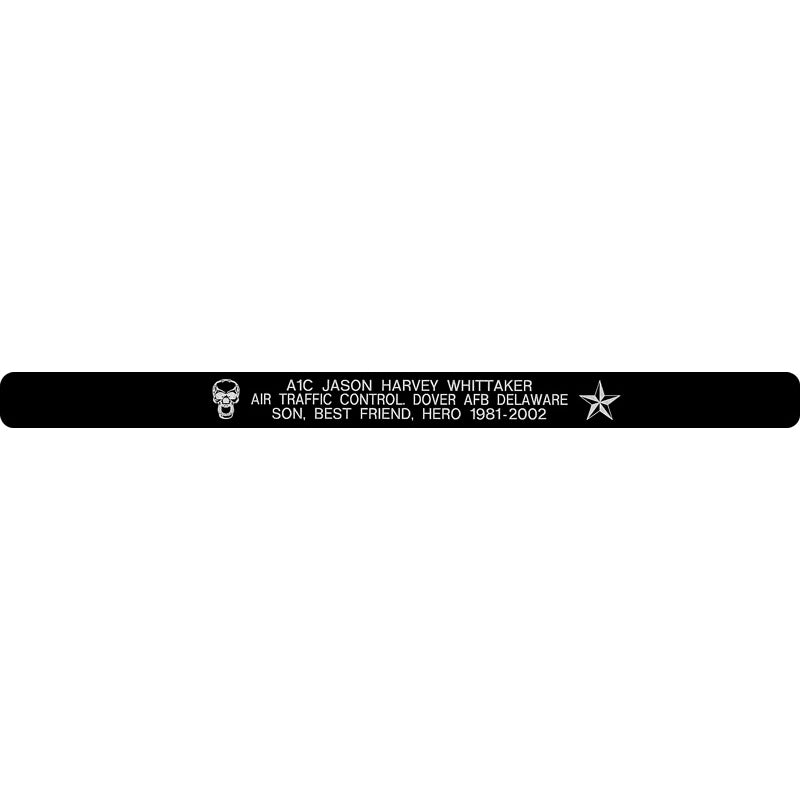 A1C Jason Harvey Whittaker Memorial Bracelet