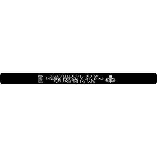 1SG Russell R. Bell Memorial Bracelet
