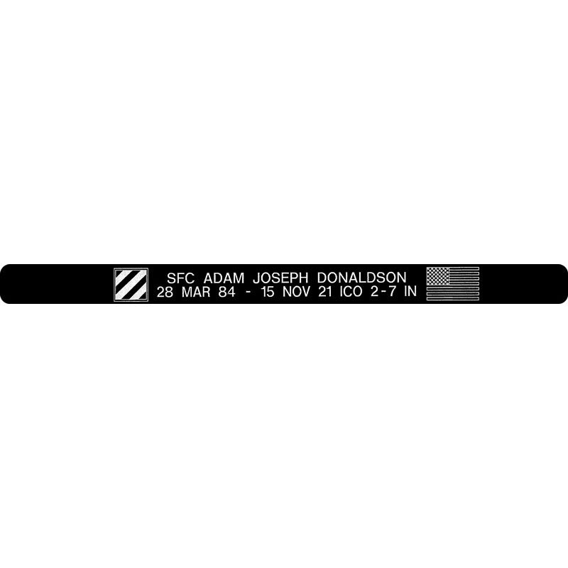 SFC Adam Joseph Donaldson Memorial Bracelet
