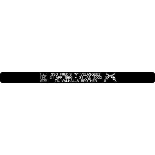 SSG Fredis "V" Velasquez Memorial Bracelet