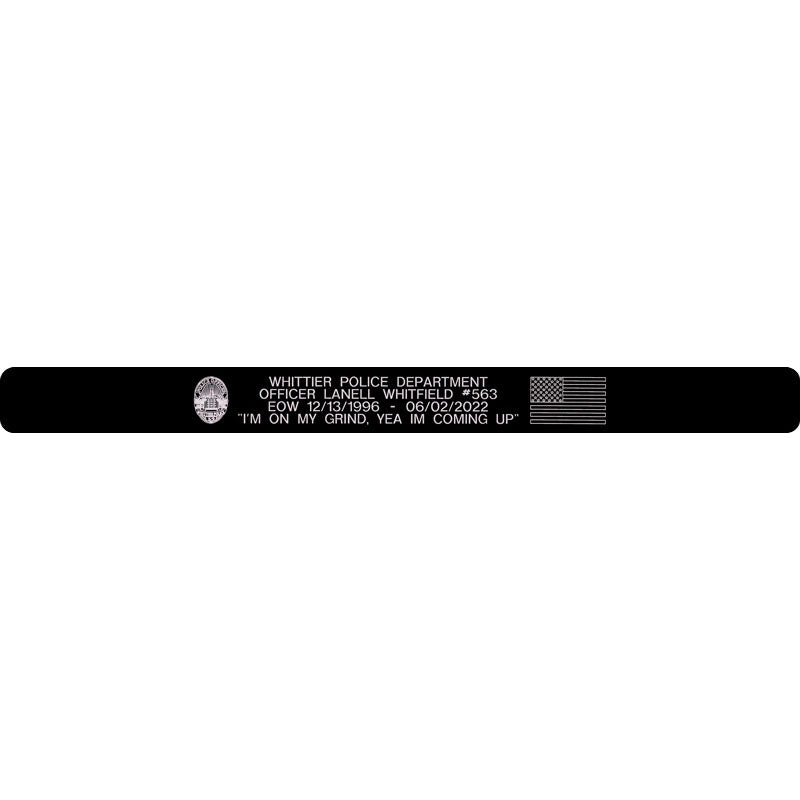 Officer Lanell Whitfield Memorial Bracelet 5/8"