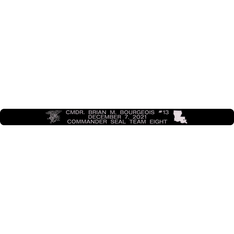 CMDR. Brian M. Bourgeois Memorial Bracelet