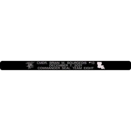 CMDR. Brian M. Bourgeois Memorial Bracelet