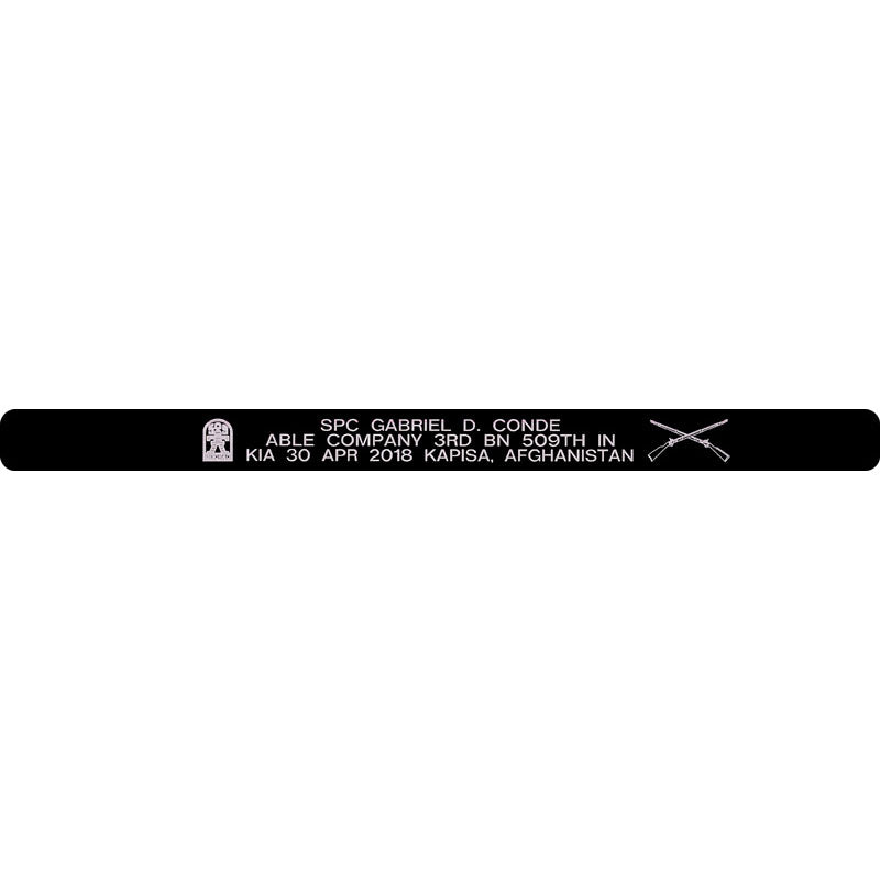 SPC Gabriel D. Conde Memorial Bracelet