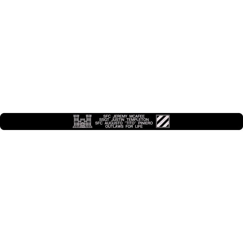 SFC Mcafee SSGT Templeton SFC Piniero Memorial Bracelet
