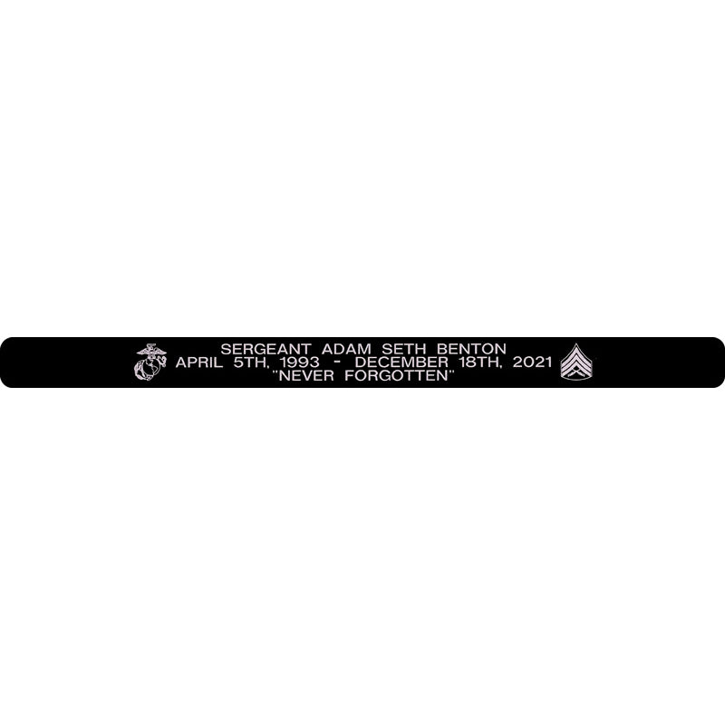 Sergeant Adam Seth Benton Memorial Bracelet