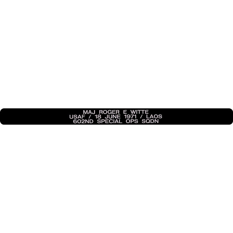 MAJ Roger E Witte Memorial Bracelet