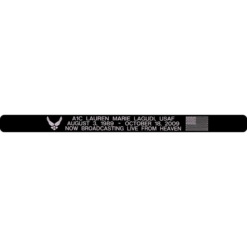 A1C Lauren Marie Lagudi Memorial Bracelet