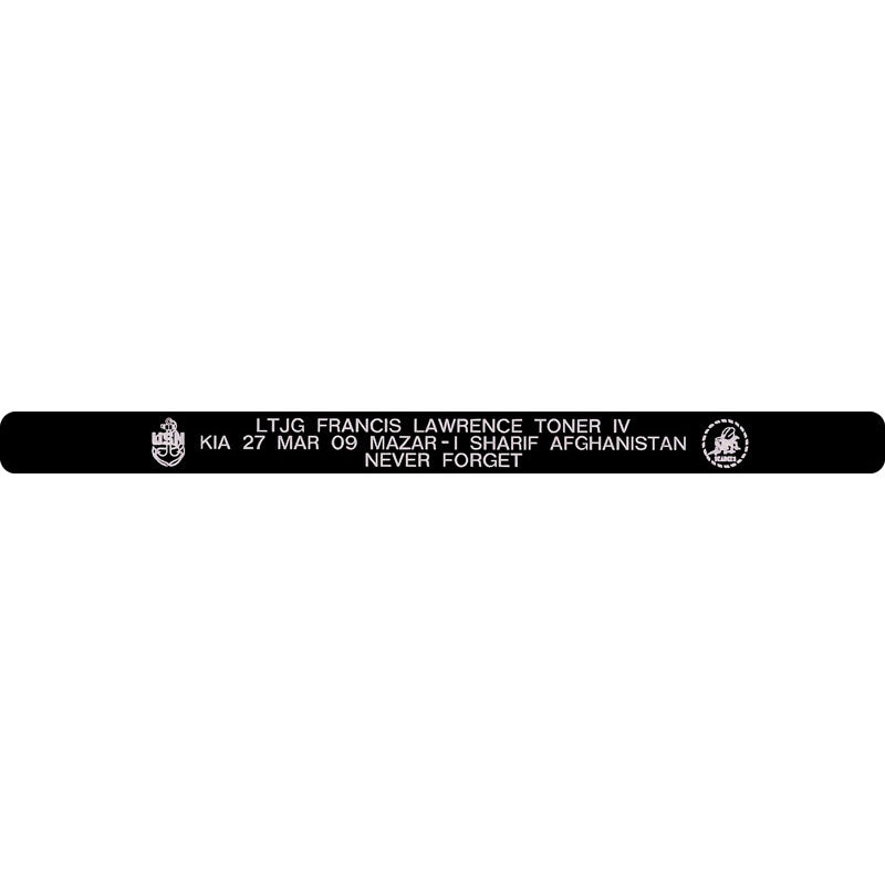 LTJG Francis Lawrence Toner IV Memorial Bracelet