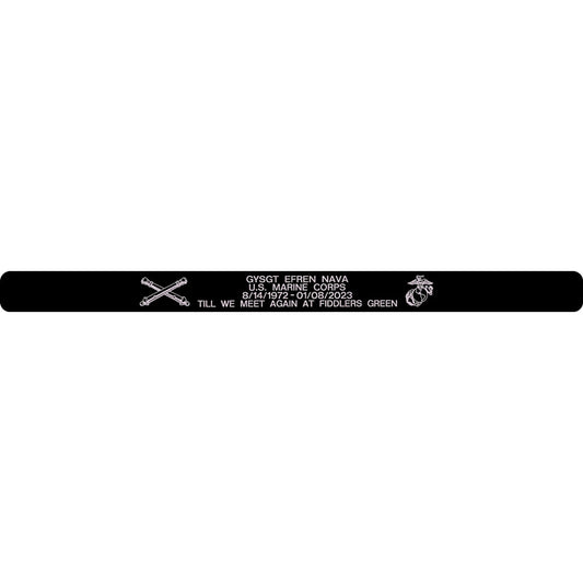 GySgt Efren Nava Memorial Bracelet 5/8"